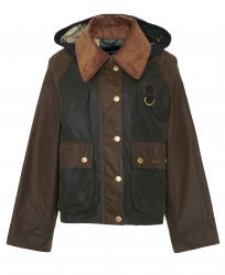 Veste Wax Barbour Reighton Olive/Hêtre