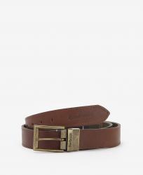 Ceinture réversible en cuir tartan Barbour