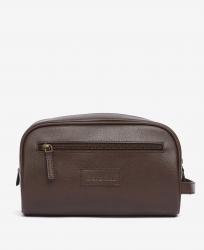 Trousse de toilette en cuir Barbour