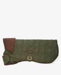 Manteau Quilt Chien Barbour Dog Bone Olive foncé